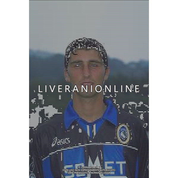PRIMI PIANI ROSA GIOCATORI ATALANTA CALCIO 1999-2000 NELLA FOTO FILIPPO CAROBBIO AG ALDO LIVERANI SAS