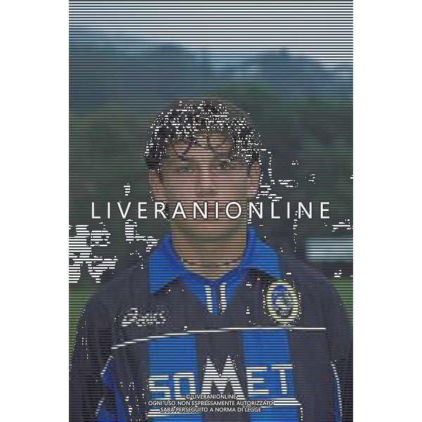 PRIMI PIANI ROSA GIOCATORI ATALANTA CALCIO 1999-2000 NELLA FOTO MASSIMO ORLANDO AG ALDO LIVERANI SAS