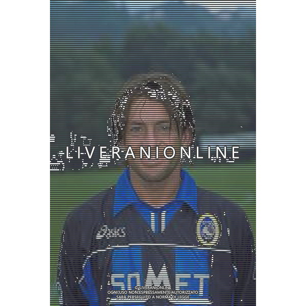 PRIMI PIANI ROSA GIOCATORI ATALANTA CALCIO 1999-2000 NELLA FOTO MASSIMO ORLANDO AG ALDO LIVERANI SAS