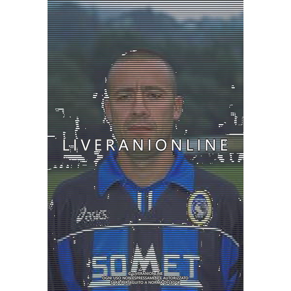 PRIMI PIANI ROSA GIOCATORI ATALANTA CALCIO 1999-2000 NELLA FOTO MICHELE COSSATO AG ALDO LIVERANI SAS