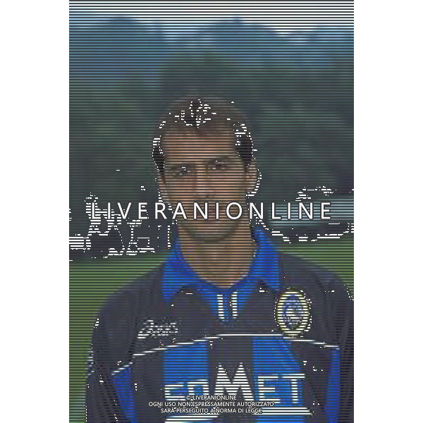 PRIMI PIANI ROSA GIOCATORI ATALANTA CALCIO 1999-2000 NELLA FOTO NICOLA CACCIA AG ALDO LIVERANI SAS
