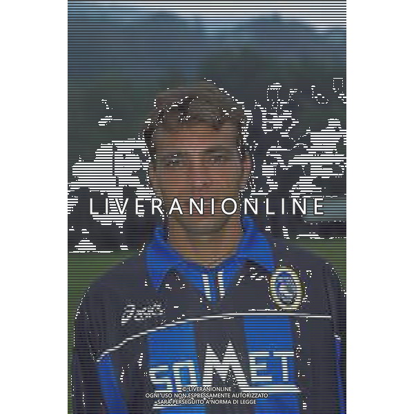 PRIMI PIANI ROSA GIOCATORI ATALANTA CALCIO 1999-2000 NELLA FOTO SEBASTIANO SIVIGLIA AG ALDO LIVERANI SAS