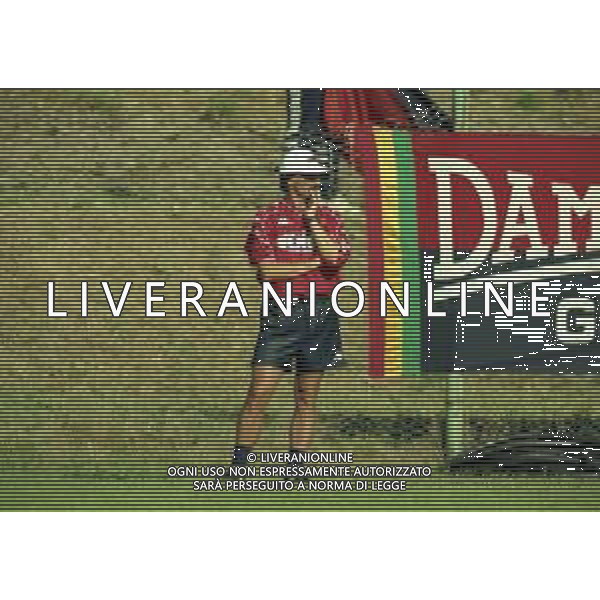 1998-1999 GENOA CALCIO PARTITA AMICHEVOLE NELLA FOTO GIUSEPPE PILLON ALLENATORE GENOA CALCIO AG ALDO LIVERANI SAS