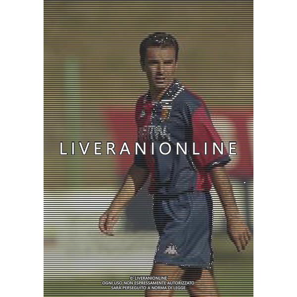 1998-1999 GENOA CALCIO PARTITA AMICHEVOLE NELLA FOTO DANIELE PASA AG ALDO LIVERANI SAS