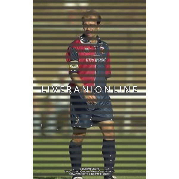 1998-1999 GENOA CALCIO PARTITA AMICHEVOLE NELLA FOTO FEDERICO GIAMPAOLO AG ALDO LIVERANI SAS