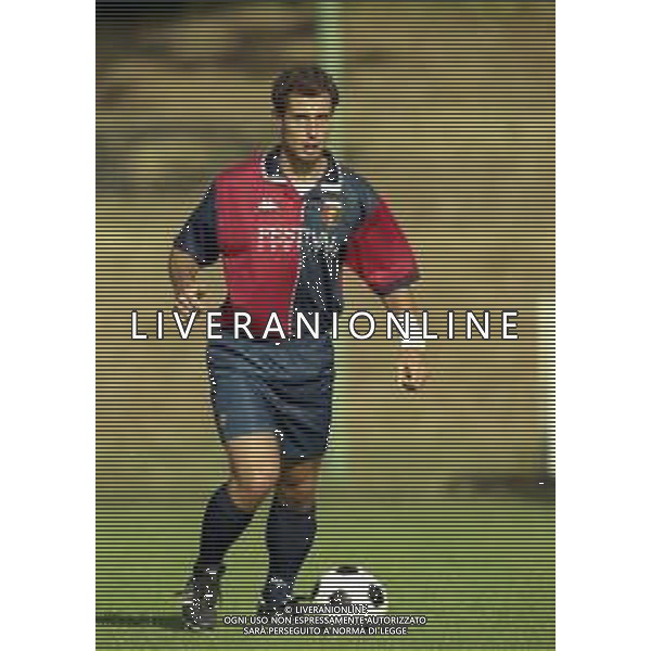 1998-1999 GENOA CALCIO PARTITA AMICHEVOLE NELLA FOTO MASSIMILIANO TANGORRA AG ALDO LIVERANI SAS