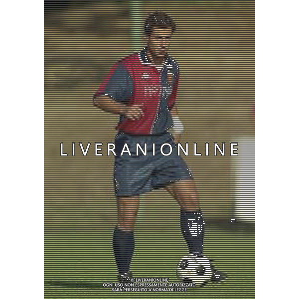 1998-1999 GENOA CALCIO PARTITA AMICHEVOLE NELLA FOTO MASSIMILIANO TANGORRA AG ALDO LIVERANI SAS