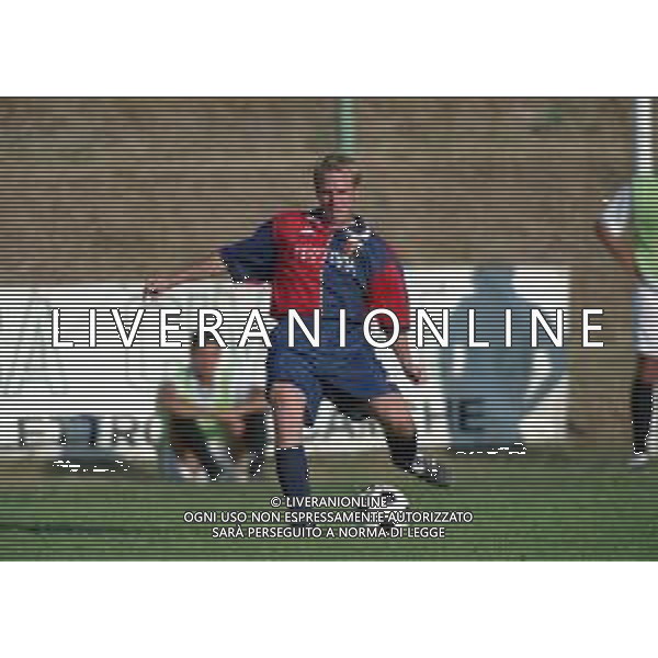 1998-1999 GENOA CALCIO PARTITA AMICHEVOLE NELLA FOTO Markus Münch AG ALDO LIVERANI SAS