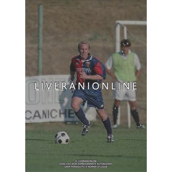1998-1999 GENOA CALCIO PARTITA AMICHEVOLE NELLA FOTO Markus Münch AG ALDO LIVERANI SAS