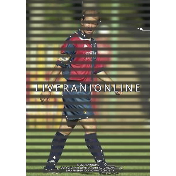 1998-1999 GENOA CALCIO PARTITA AMICHEVOLE NELLA FOTO FEDERICO GIAMPAOLO AG ALDO LIVERANI SAS