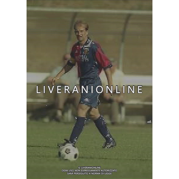 1998-1999 GENOA CALCIO PARTITA AMICHEVOLE NELLA FOTO FEDERICO GIAMPAOLO AG ALDO LIVERANI SAS