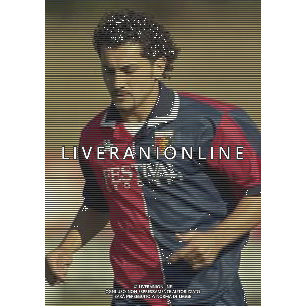 1998-1999 GENOA CALCIO PARTITA AMICHEVOLE NELLA FOTO SEBASTIANO VECCHIOLA AG ALDO LIVERANI SAS