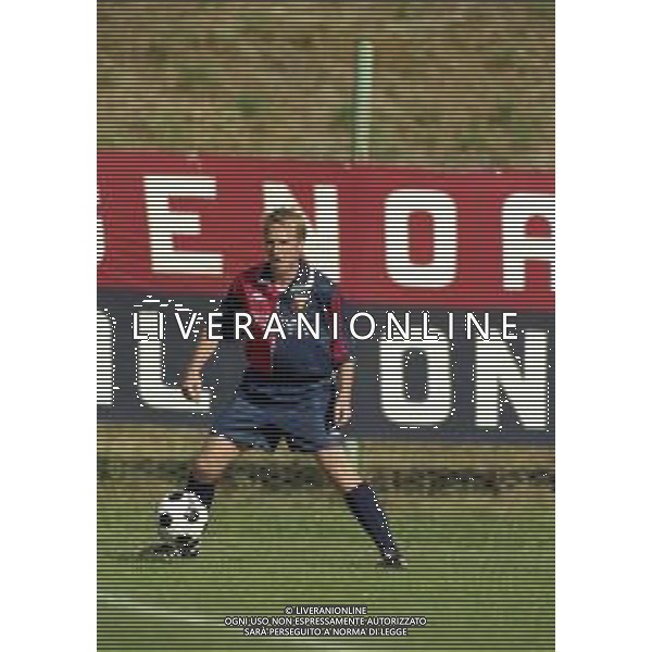 1998-1999 GENOA CALCIO PARTITA AMICHEVOLE NELLA FOTO Markus Münch AG ALDO LIVERANI SAS
