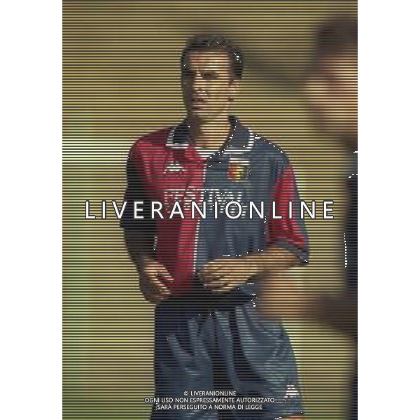 1998-1999 GENOA CALCIO PARTITA AMICHEVOLE NELLA FOTO DANIELE PASA AG ALDO LIVERANI SAS