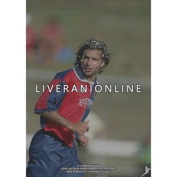 1998-1999 GENOA CALCIO PARTITA AMICHEVOLE NELLA FOTO COSIMO FRANCIOSO AG ALDO LIVERANI SAS