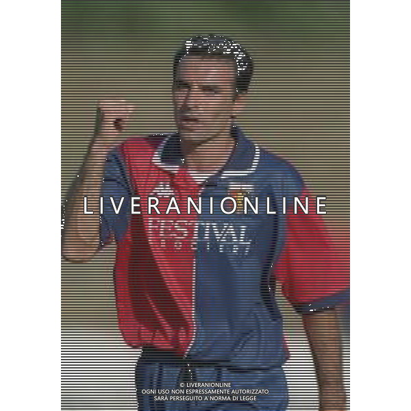 1998-1999 GENOA CALCIO PARTITA AMICHEVOLE NELLA FOTO DANIELE PASA AG ALDO LIVERANI SAS