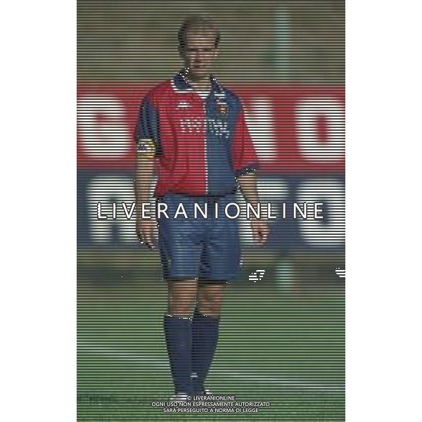 1998-1999 GENOA CALCIO PARTITA AMICHEVOLE NELLA FOTO FEDERICO GIAMPAOLO AG ALDO LIVERANI SAS