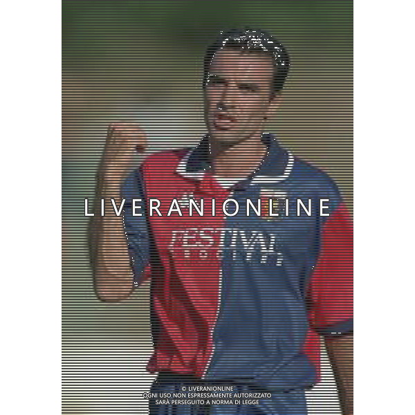 1998-1999 GENOA CALCIO PARTITA AMICHEVOLE NELLA FOTO DANIELE PASA AG ALDO LIVERANI SAS