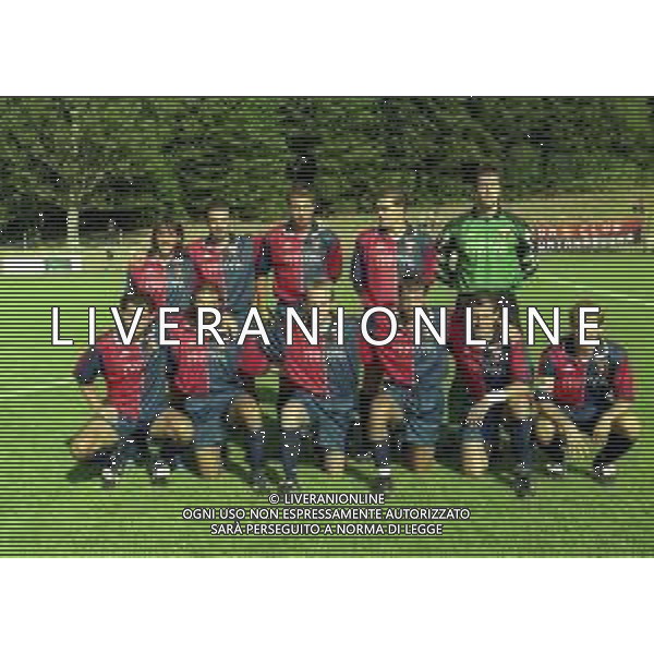 1998-1999 GENOA CALCIO PARTITA AMICHEVOLE NELLA FOTO FORMAZIONE GENOA CALCIO 1998-1999 AG ALDO LIVERANI SAS