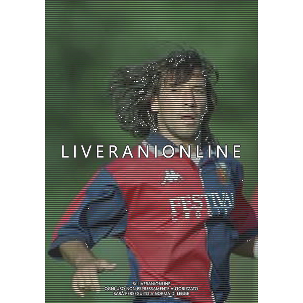 1998-1999 GENOA CALCIO PARTITA AMICHEVOLE NELLA FOTO RAFFAELE AMETRANO AG ALDO LIVERANI SAS