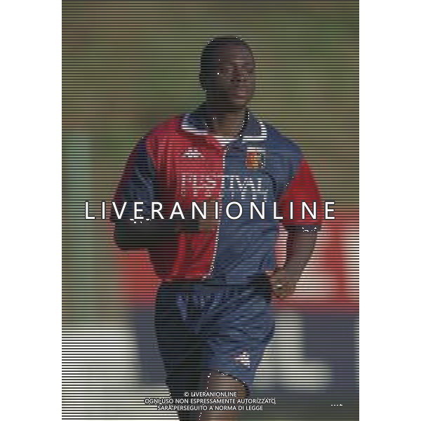 1998-1999 GENOA CALCIO PARTITA AMICHEVOLE NELLA FOTO Luciano van Kallen AG ALDO LIVERANI SAS