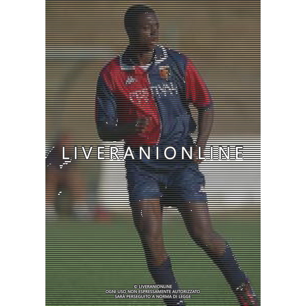 1998-1999 GENOA CALCIO PARTITA AMICHEVOLE NELLA FOTO Luciano van Kallen AG ALDO LIVERANI SAS