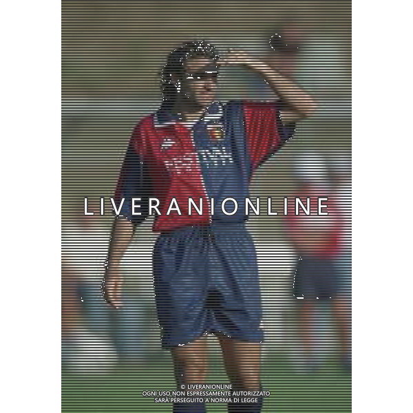 1998-1999 GENOA CALCIO PARTITA AMICHEVOLE NELLA FOTO COSIMO FRANCIOSO AG ALDO LIVERANI SAS