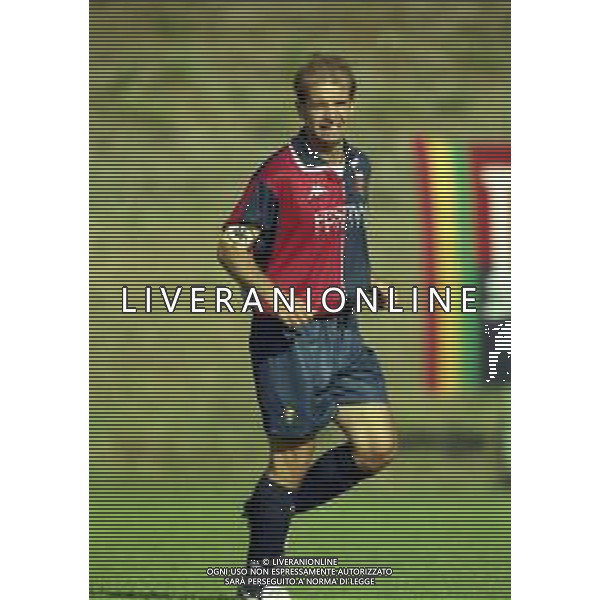 1998-1999 GENOA CALCIO PARTITA AMICHEVOLE NELLA FOTO FEDERICO GIAMPAOLO AG ALDO LIVERANI SAS