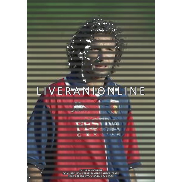 1998-1999 GENOA CALCIO PARTITA AMICHEVOLE NELLA FOTO COSIMO FRANCIOSO AG ALDO LIVERANI SAS