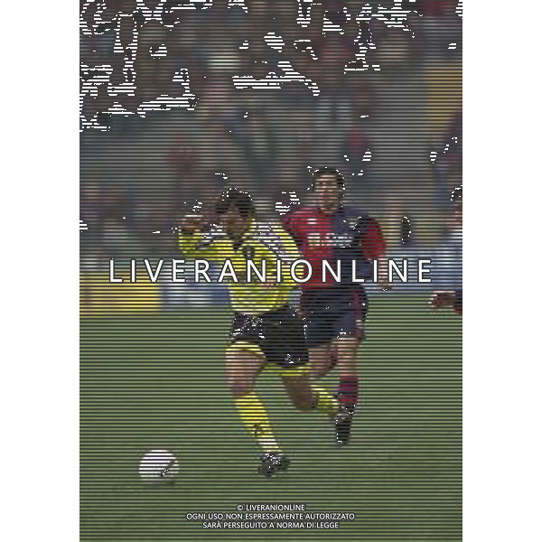 04-01-1998 GENOVA CAMPIONATO DI CALCIO SERIE B GENOA-PERUGIA 2-0 NELLA FOTO ALESSANDRO MELLI AG ALDO LIVERANI SAS