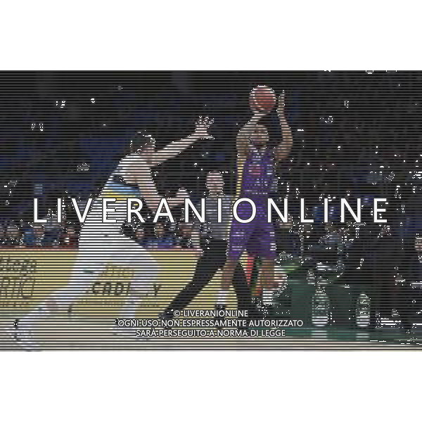 Pesaro 13/02/2020 - Zurich Connect Final Eight 2020 Quarto di Finale - AX Armani Exange Mlano vs Vanoli Baket Cremona - nella foto: Sykes Keifer (AX Armani Milano) ©Claudio Zamagni/Agenzia Aldo Liverani s.a.s.