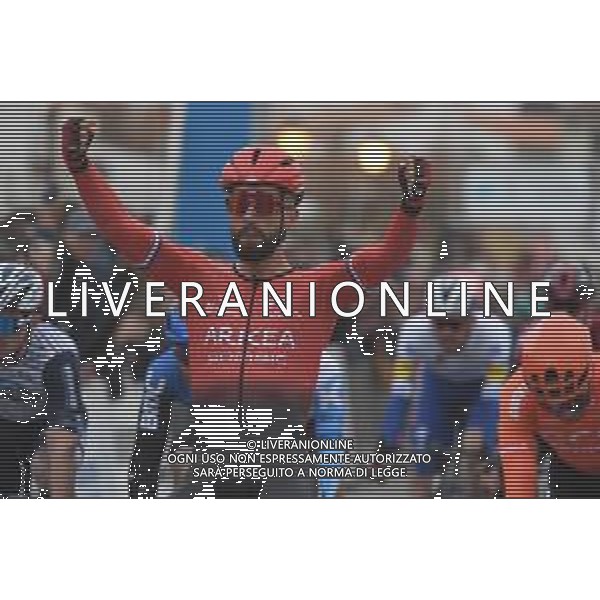 13-02-2020 Tour De La Provence; Tappa 01 Chateaurenard - Saintes Maries De La Mer; 2020, Arkea - Samsic; Bouhanni, Nacer; Saintes Maries De La Mer; ©SIROTTI / AGENZIA ALDO LIVERANI SAS