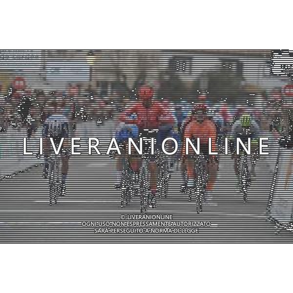 13-02-2020 Tour De La Provence; Tappa 01 Chateaurenard - Saintes Maries De La Mer; 2020, Arkea - Samsic; 2020, Ccc; 2020, Nippo - Delko Provence; Bouhanni, Nacer; Mareczko, Jakub; Barbier, Pierre; Saintes Maries De La Mer; ©SIROTTI / AGENZIA ALDO LIVERANI SAS