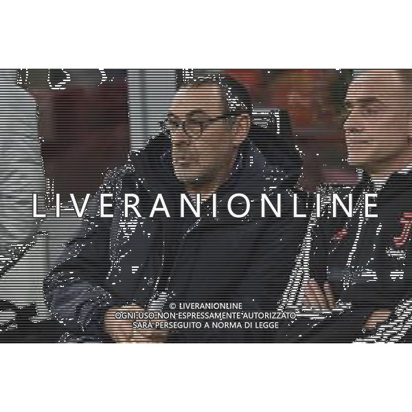 Maurizio Sarri allenatore Juventus Milan vs Juventus Coppa Italia - semifinale gara di andata Milano 13-02-2020 Stadio Giuseppe Meazza - San Siro foto Roberto Garavaglia - ag. Aldo Liverani sas/ AGENZIA ALDO LIVERANI SAS