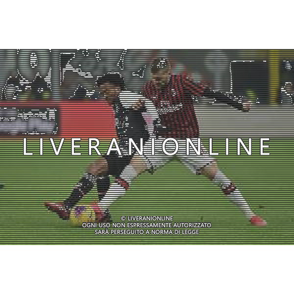 Juan Quadrado e Ante Rebic Milan vs Juventus Coppa Italia - semifinale gara di andata Milano 13-02-2020 Stadio Giuseppe Meazza - San Siro foto Roberto Garavaglia - ag. Aldo Liverani sas/ AGENZIA ALDO LIVERANI SAS