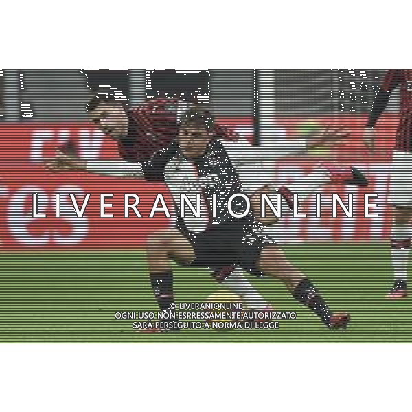Paulo Dybala e Alessio Romagnoli Milan vs Juventus Coppa Italia - semifinale gara di andata Milano 13-02-2020 Stadio Giuseppe Meazza - San Siro foto Roberto Garavaglia - ag. Aldo Liverani sas / AGENZIA ALDO LIVERANI SAS