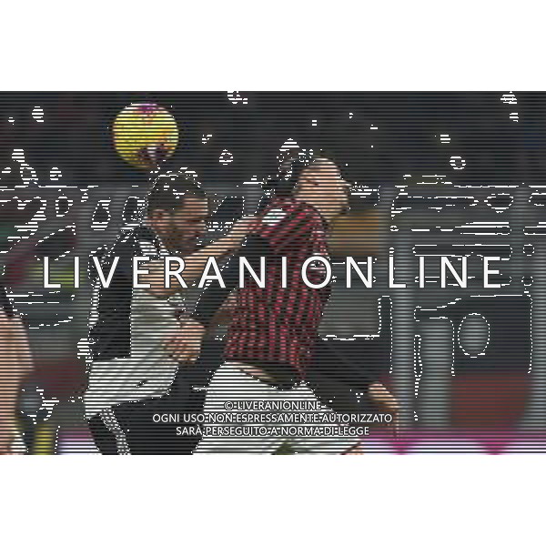 Leonardo Bonucci e Zlatan Ibrahimovic Milan vs Juventus Coppa Italia - semifinale gara di andata Milano 13-02-2020 Stadio Giuseppe Meazza - San Siro foto Roberto Garavaglia - ag. Aldo Liverani sas / AGENZIA ALDO LIVERANI SAS