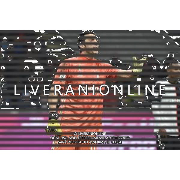 Gianluigi Buffon Milan vs Juventus Coppa Italia - semifinale gara di andata Milano 13-02-2020 Stadio Giuseppe Meazza - San Siro foto Roberto Garavaglia - ag. Aldo Liverani sas / AGENZIA ALDO LIVERANI SAS