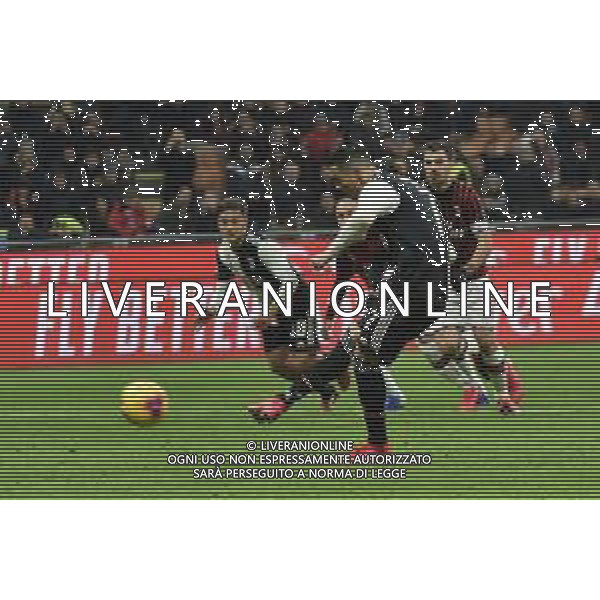 Cristiano Ronaldo segna il gol su rigore 1 a 1 Juve Milan vs Juventus Coppa Italia - semifinale gara di andata Milano 13-02-2020 Stadio Giuseppe Meazza - San Siro foto Roberto Garavaglia - ag. Aldo Liverani sas / AGENZIA ALDO LIVERANI SAS