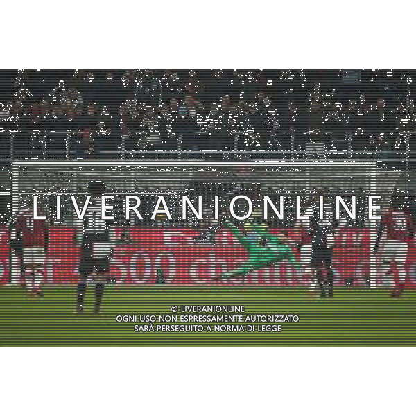 TIM Cup - Coppa Italia 2019/2020 Milano, Italia 13/02/2020 Milan vs Juventus Nella foto: il gol su rigore realizzato da Cristiano Ronaldo (Juventus) ©Luca Rossini - Alessio Marini / AGENZIA ALDO LIVERANI SAS