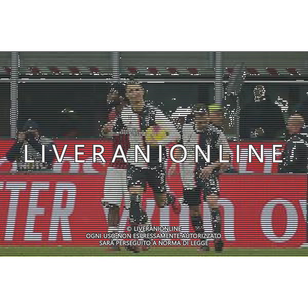 TIM Cup - Coppa Italia 2019/2020 Milano, Italia 13/02/2020 Milan vs Juventus Nella foto: esultanza dopo il gol su rigore di Cristiano Ronaldo (Juventus) che festeggia dopo il goal ©Luca Rossini - Alessio Marini / AGENZIA ALDO LIVERANI SAS