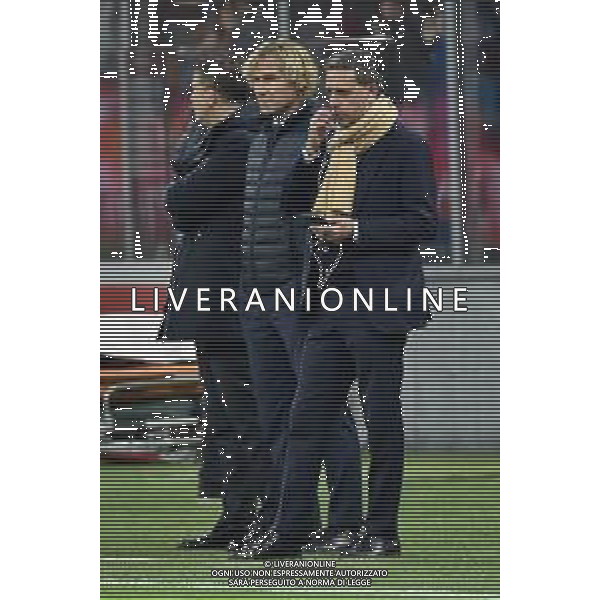 Pavel Nedved SX e Fabio Paratici DX rispettivamente vice presidente e direttore sportivo della Juventus Milan vs Juventus Coppa Italia - semifinale gara di andata Milano 13-02-2020 Stadio Giuseppe Meazza - San Siro foto Roberto Garavaglia - ag. Aldo Liverani sas