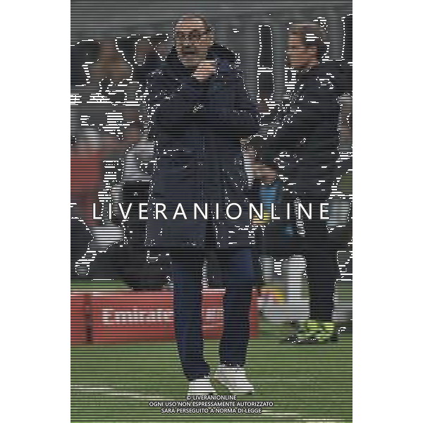 Maurizio Sarri allenatore Juventus Milan vs Juventus Coppa Italia - semifinale gara di andata Milano 13-02-2020 Stadio Giuseppe Meazza - San Siro foto Roberto Garavaglia - ag. Aldo Liverani sas