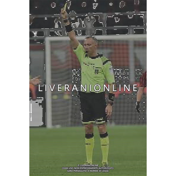 l’arbitro Paolo Valeri di Roma Milan vs Juventus Coppa Italia - semifinale gara di andata Milano 13-02-2020 Stadio Giuseppe Meazza - San Siro foto Roberto Garavaglia - ag. Aldo Liverani sas