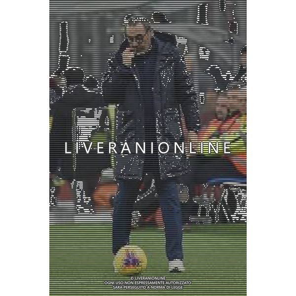 Maurizio Sarri allenatore Juventus Milan vs Juventus Coppa Italia - semifinale gara di andata Milano 13-02-2020 Stadio Giuseppe Meazza - San Siro foto Roberto Garavaglia - ag. Aldo Liverani sas