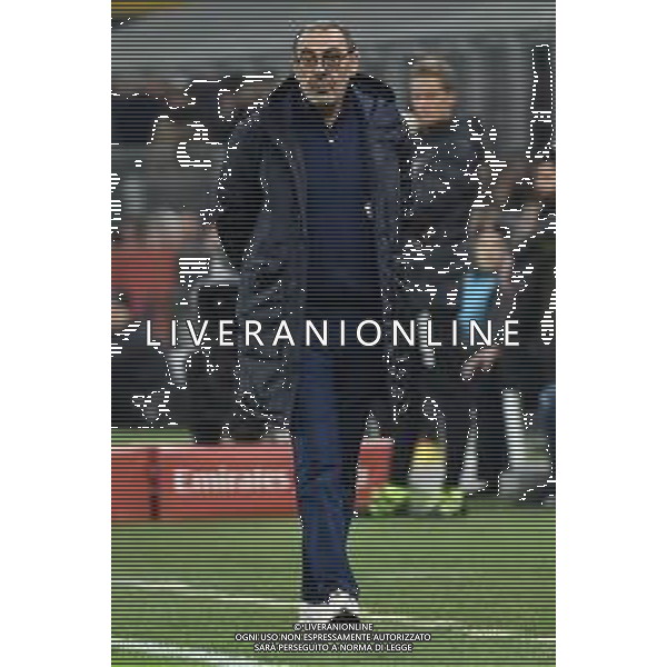 Maurizio Sarri allenatore Juventus Milan vs Juventus Coppa Italia - semifinale gara di andata Milano 13-02-2020 Stadio Giuseppe Meazza - San Siro foto Roberto Garavaglia - ag. Aldo Liverani sas