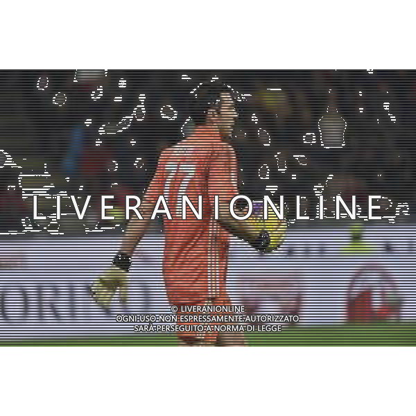 Gianluigi Buffon (Juventus) Milan vs Juventus Coppa Italia - semifinale gara di andata Milano 13-02-2020 Stadio Giuseppe Meazza - San Siro foto Roberto Garavaglia - ag. Aldo Liverani sas