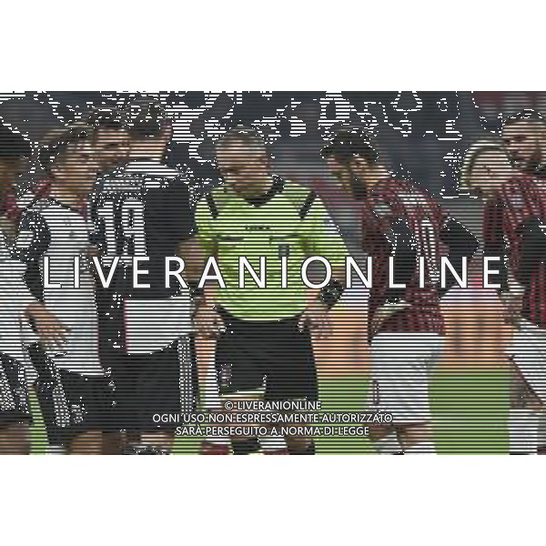 l’arbitro Paolo Valeri di Roma Milan vs Juventus Coppa Italia - semifinale gara di andata Milano 13-02-2020 Stadio Giuseppe Meazza - San Siro foto Roberto Garavaglia - ag. Aldo Liverani sas