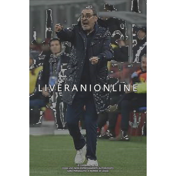 Maurizio Sarri allenatore Juventus Milan vs Juventus Coppa Italia - semifinale gara di andata Milano 13-02-2020 Stadio Giuseppe Meazza - San Siro foto Roberto Garavaglia - ag. Aldo Liverani sas