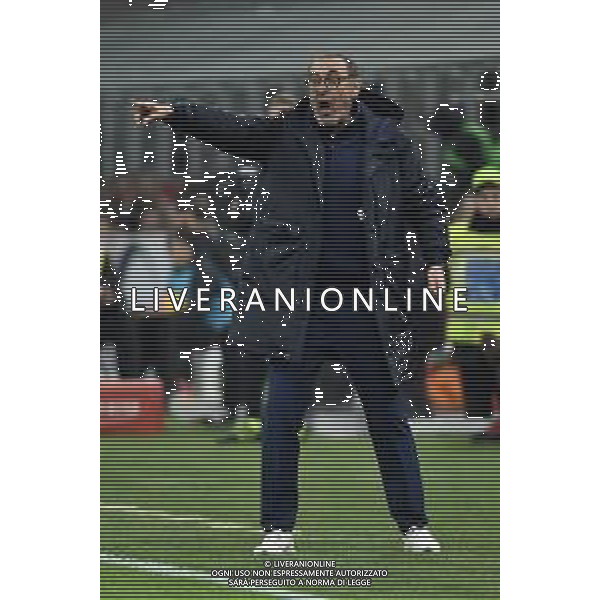Maurizio Sarri allenatore Juventus Milan vs Juventus Coppa Italia - semifinale gara di andata Milano 13-02-2020 Stadio Giuseppe Meazza - San Siro foto Roberto Garavaglia - ag. Aldo Liverani sas